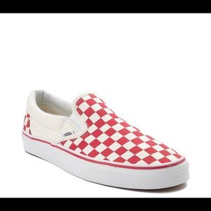 Red Checkered Vans